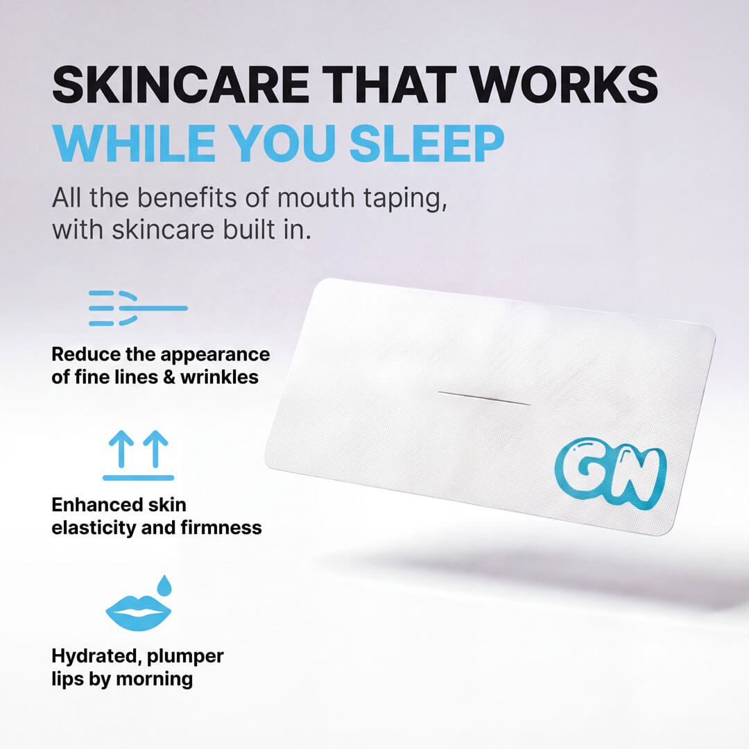 Goodnight Collagen Mouth Tape 2.0 - Goodnight Tape - snoring aid