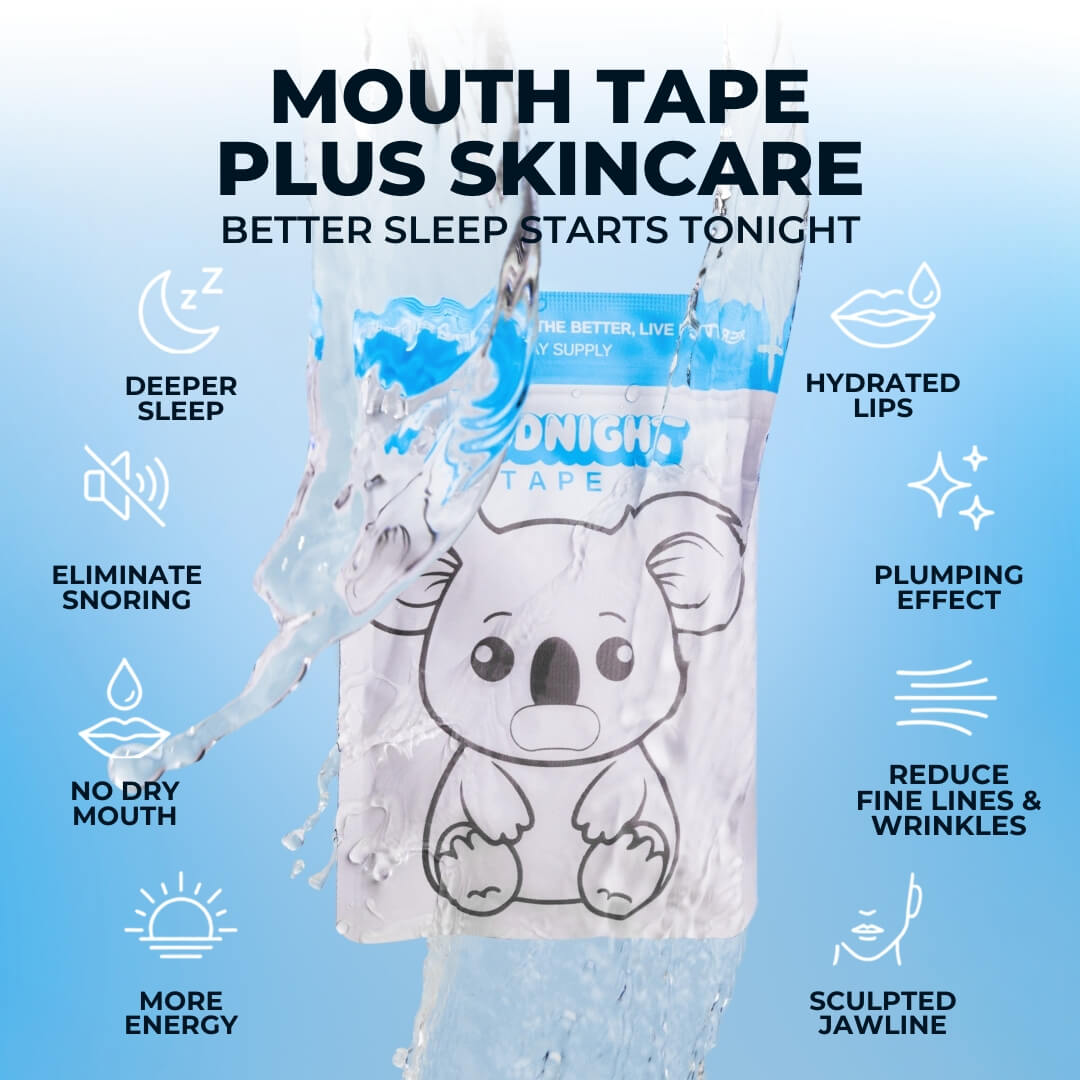 Goodnight Collagen Mouth Tape 2.0 - Goodnight Tape - snoring aid