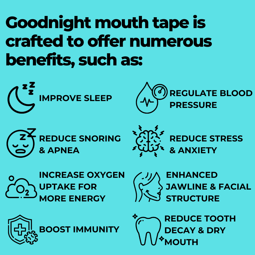 Goodnight Mouth Tape - Pink - Goodnight Tape